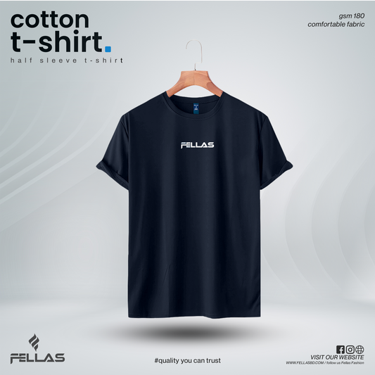 Fellas Men's Premium Logo T-Shirt-Navy