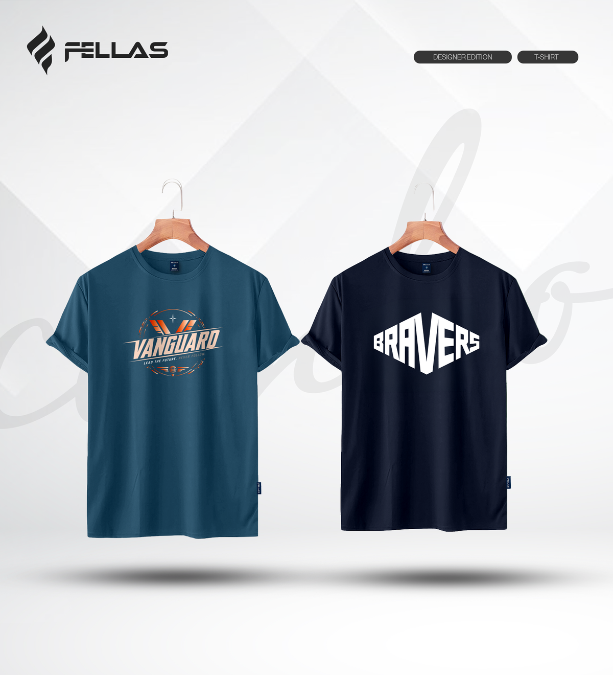 Men's Premium Half Sleeve T-Shirt (2 Combo) - Vanguard, Bravers