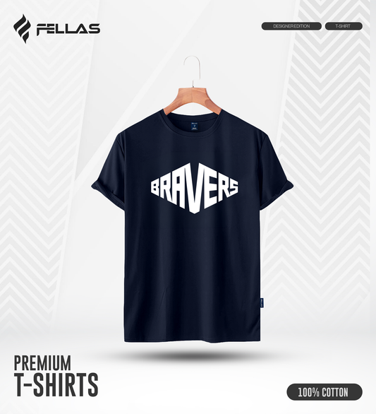 Men's Premium Half Sleeve T-Shirt - Bravers