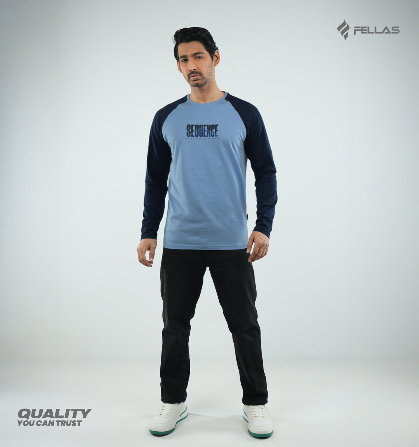 Men's Full Sleeve Raglan T-Shirt - Sequence