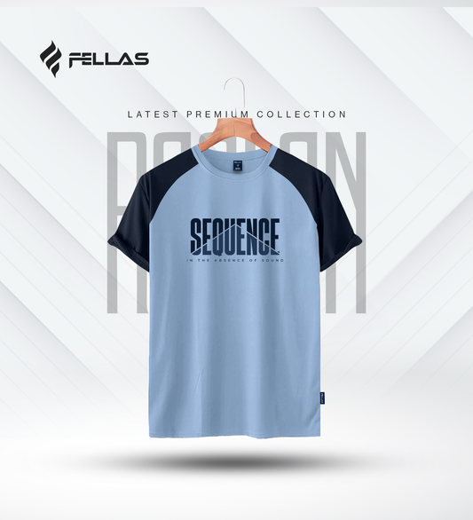 Fellas Men's Premium Half Sleeve Raglan - Sequence