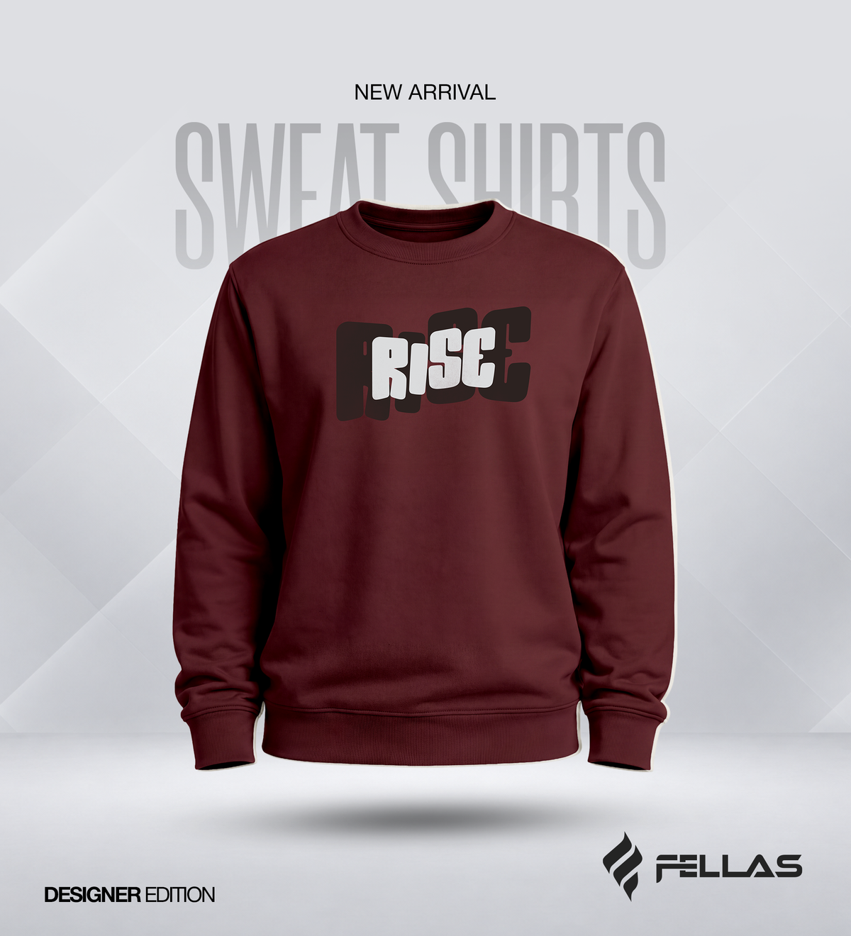 Fellas Men’s Cotton Sweatshirt - Rise