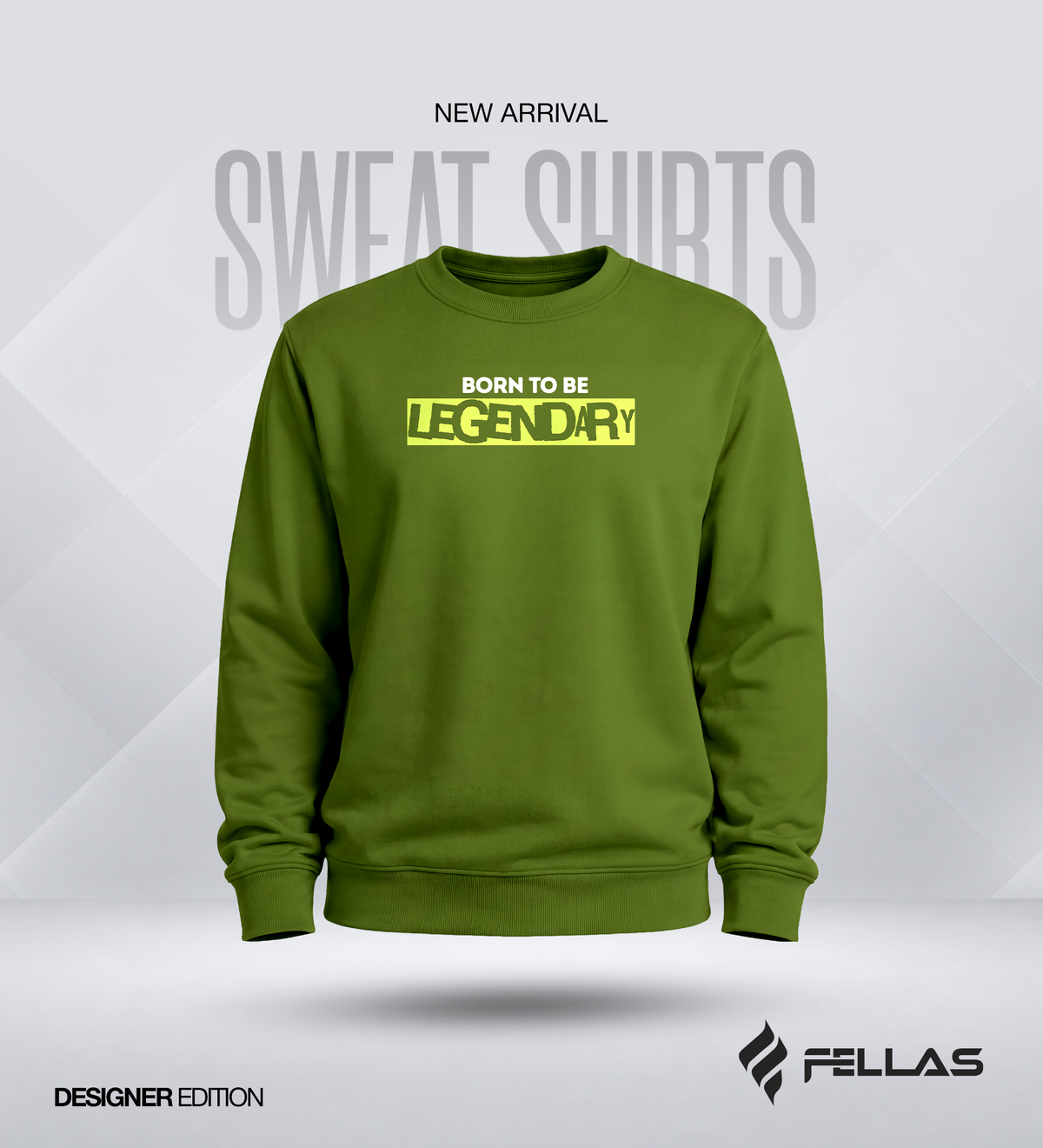 Fellas Men’s Cotton Sweatshirt - Legendary